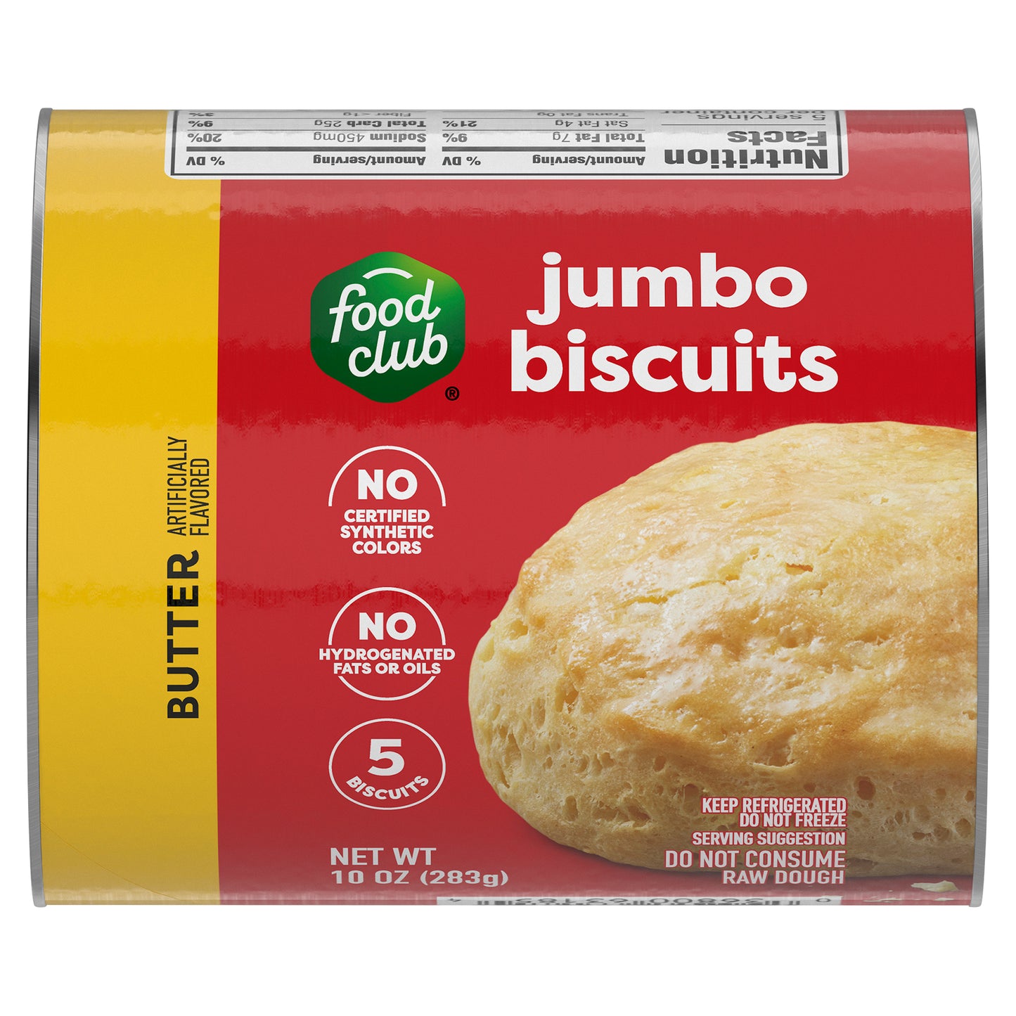 Food Club Butter Biscuits Jumbo 5 ea