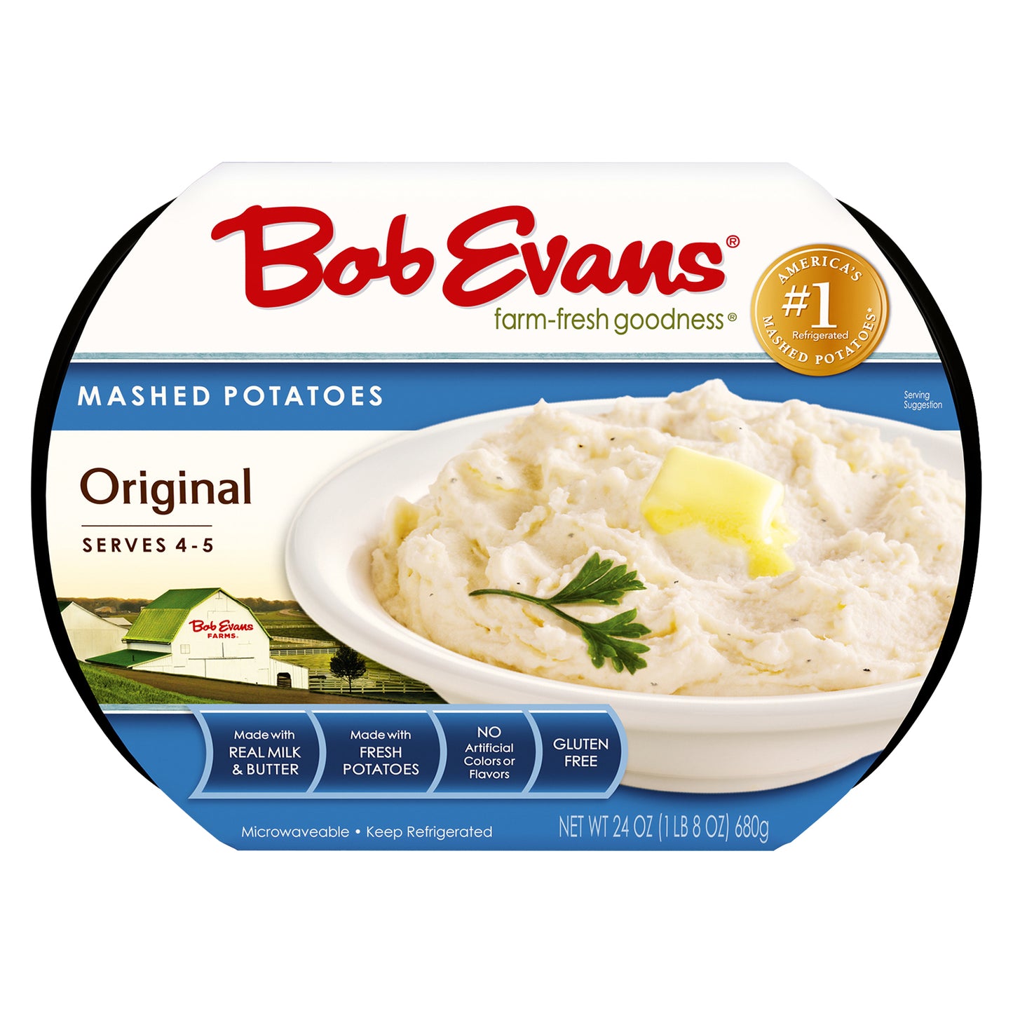 Bob Evans Farm-Fresh Goodness Original Mashed Potatoes 24 oz