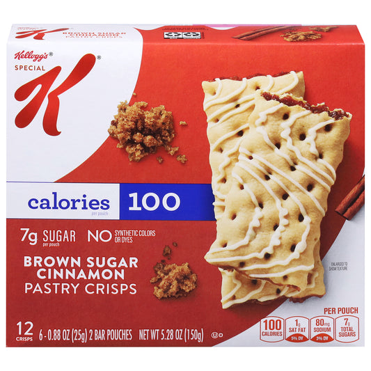 Special K Brown Sugar Cinnamon Pastry Crisps 6 - 0.88 oz Pouches