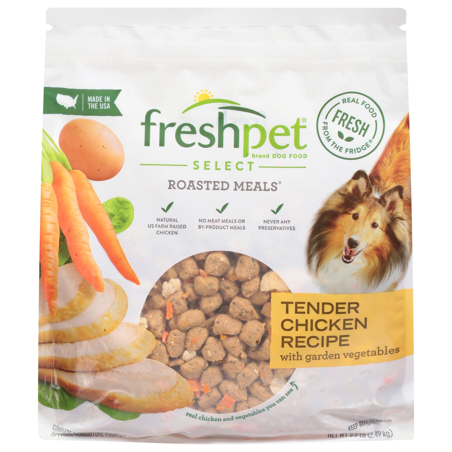 Freshpet Select Roasted Meals Tender Chicken Recipe Dog Food 5.5 lb