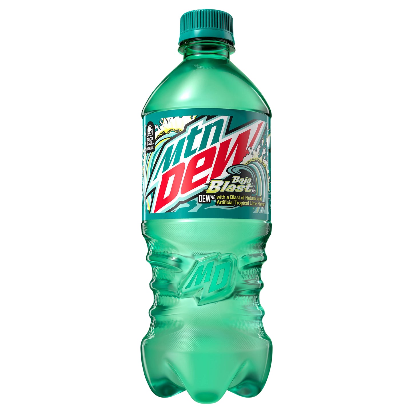 Mtn Dew Baja Blast DEW With a Blast Of Natural & Artificial Tropical Lime Flavor 20 Fl Oz