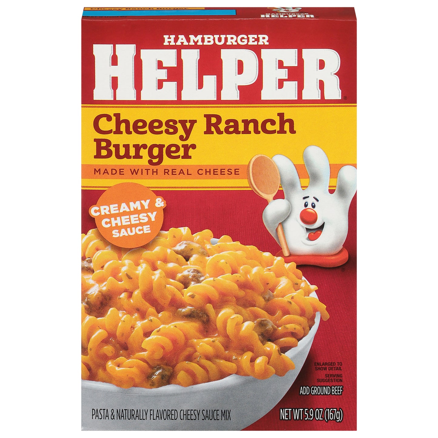 Hamburger Helper Creamy & Cheesy Sauce Cheesy Ranch Burger 5.9 oz