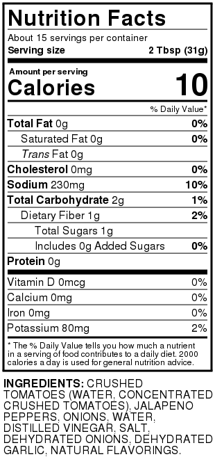 Medium Picante Sauce