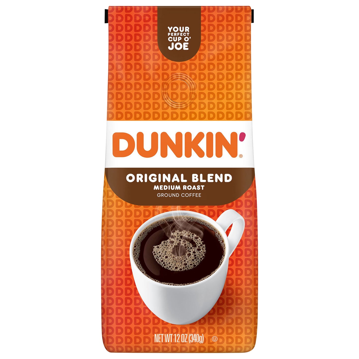 Dunkin’ Original Blend Coffee, Medium Roast Coffee, 12 Oz Bag