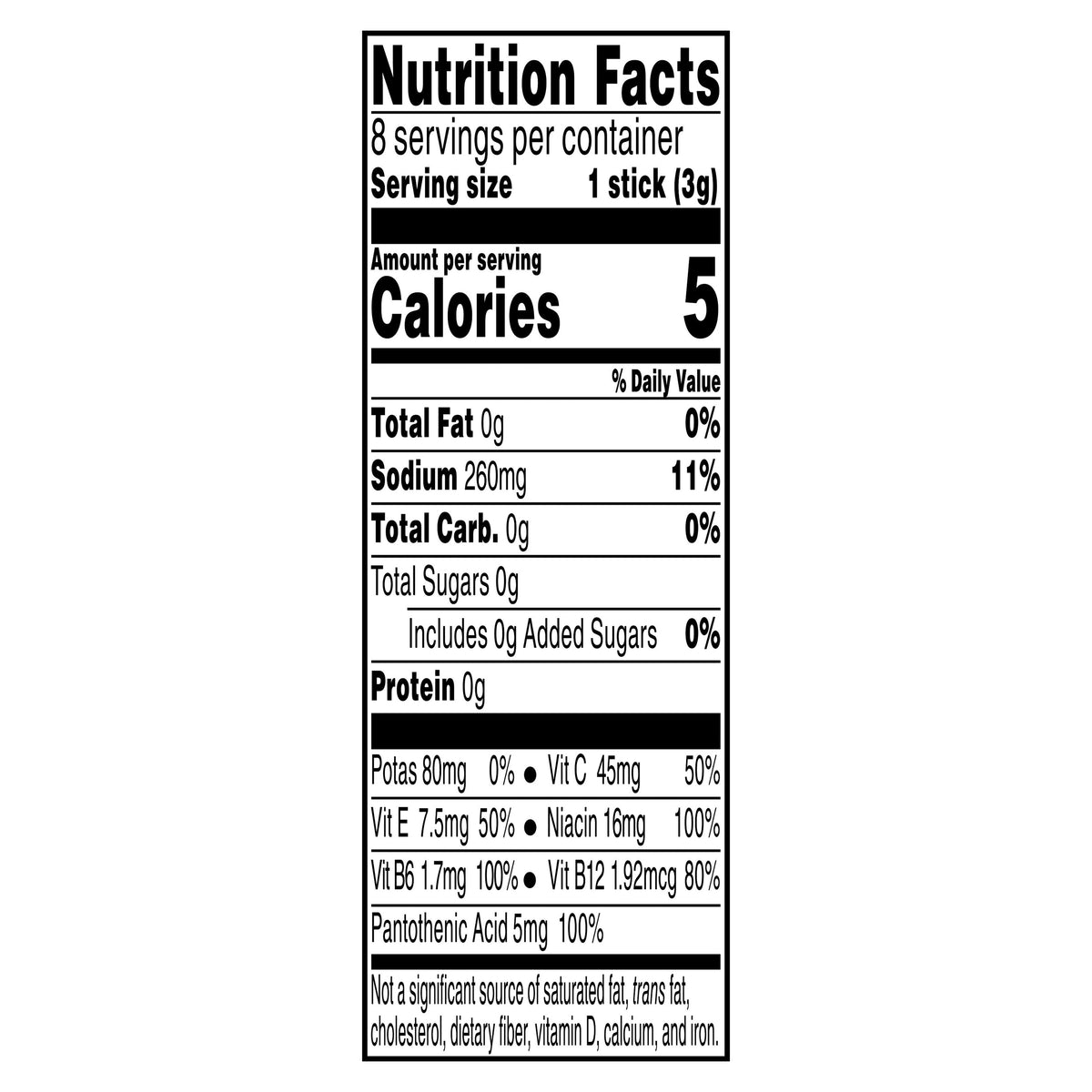 Propel Electrolytes Water Beverage Mix Berry 0.11 Oz X 8