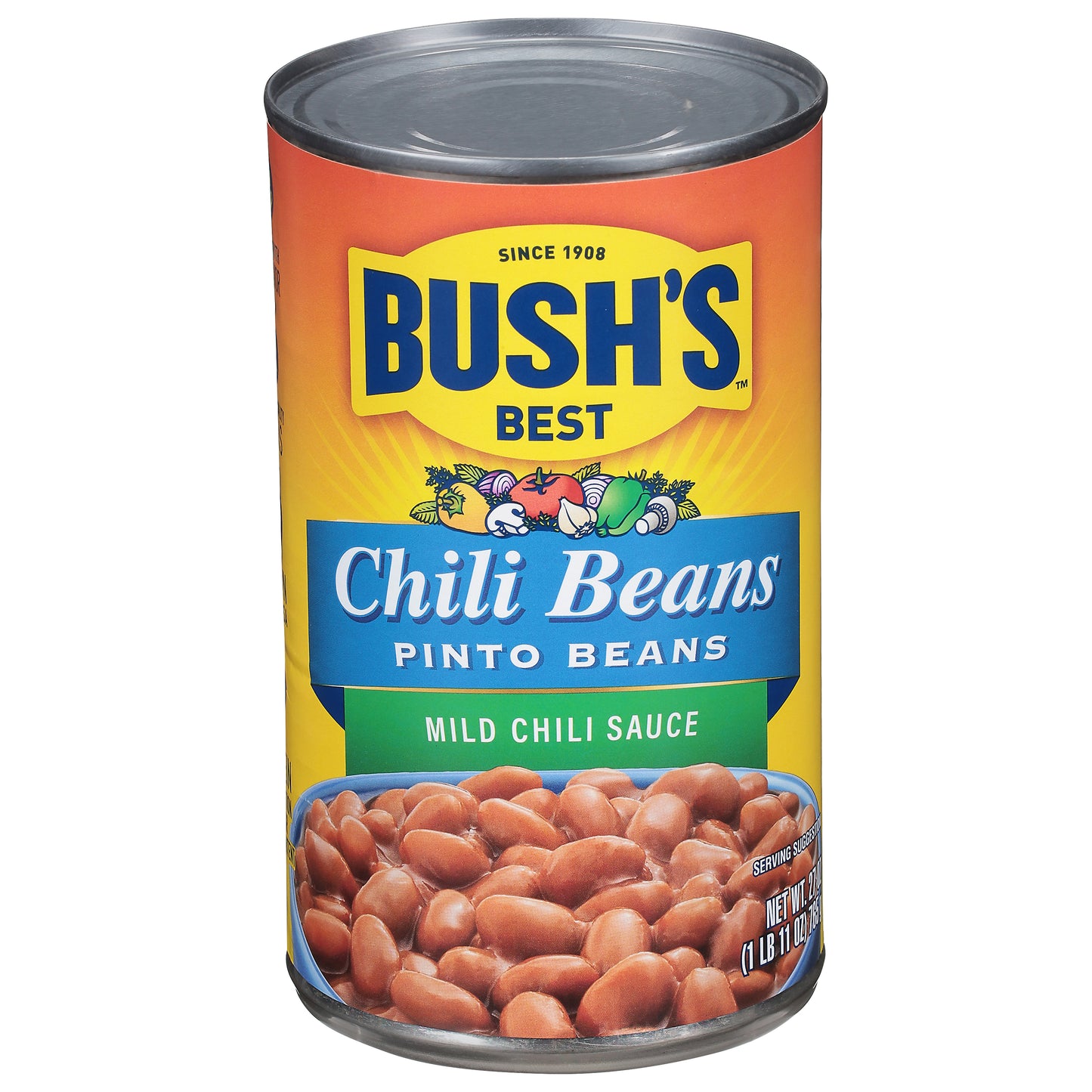 Bush's Best Chili Beans Mild Chili Sauce Pinto Beans 27 oz