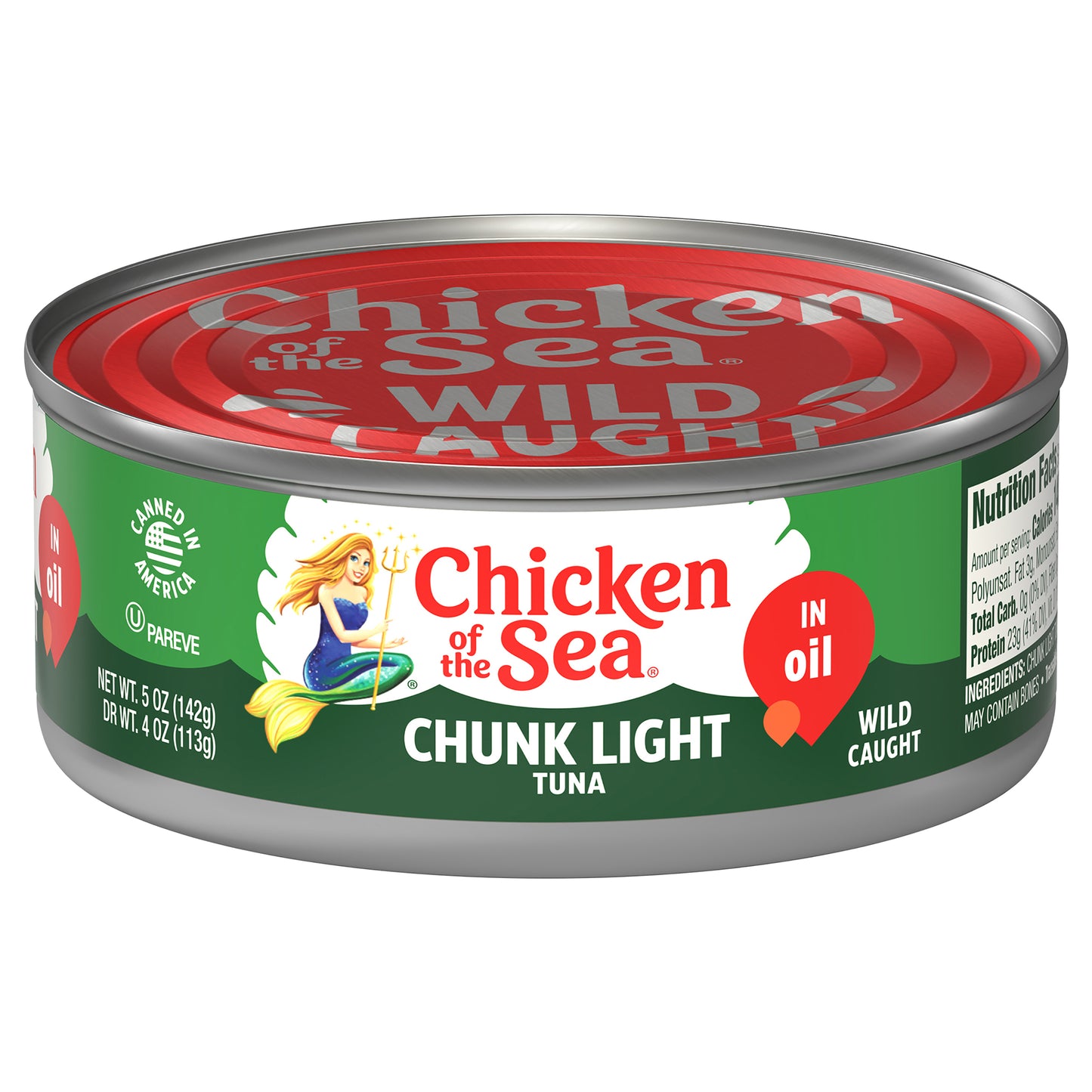 Chicken of the Sea Chunk Light Tuna in Oil 5 oz