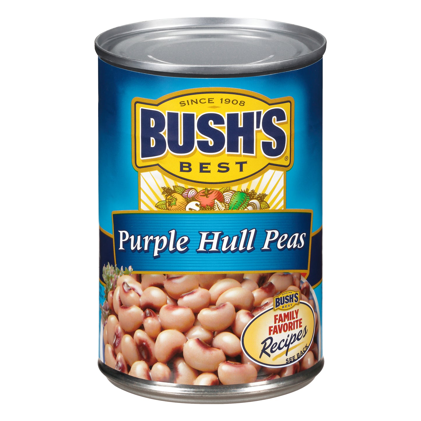Bush’s Best® Purple Hull Peas 15.8 oz. Can
