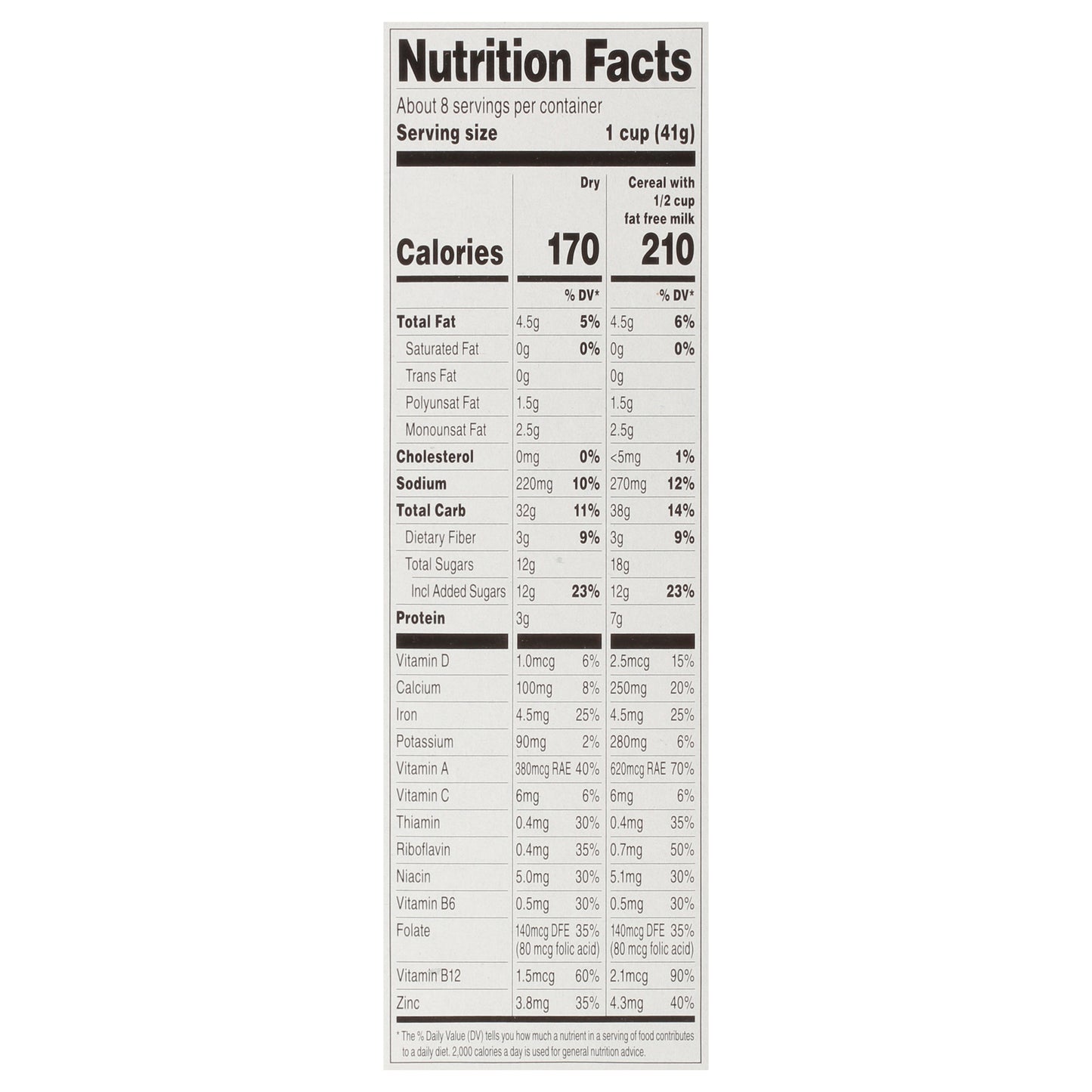 Food Club Cinn-Amazing Crunch Cereal 12.2 oz
