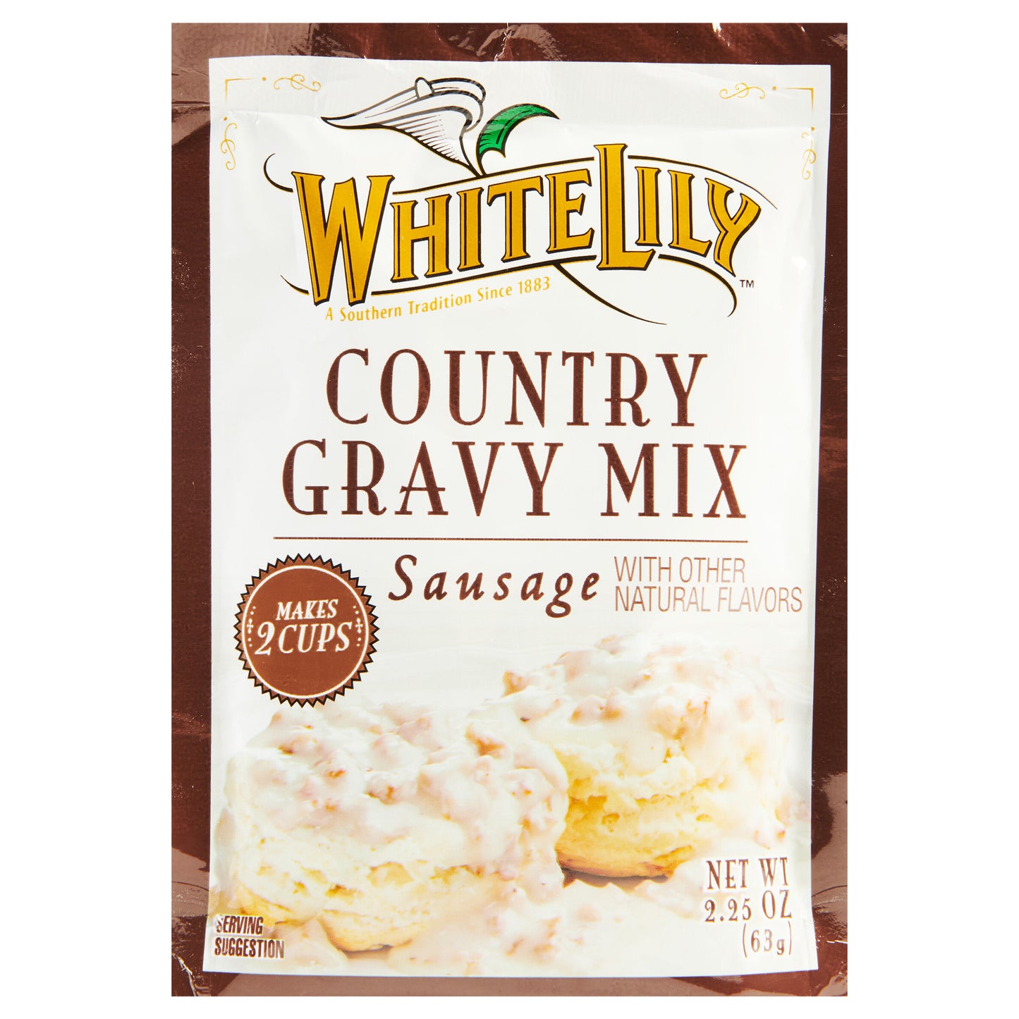 White Lily Sausage Country Gravy Mix, 2.25 oz