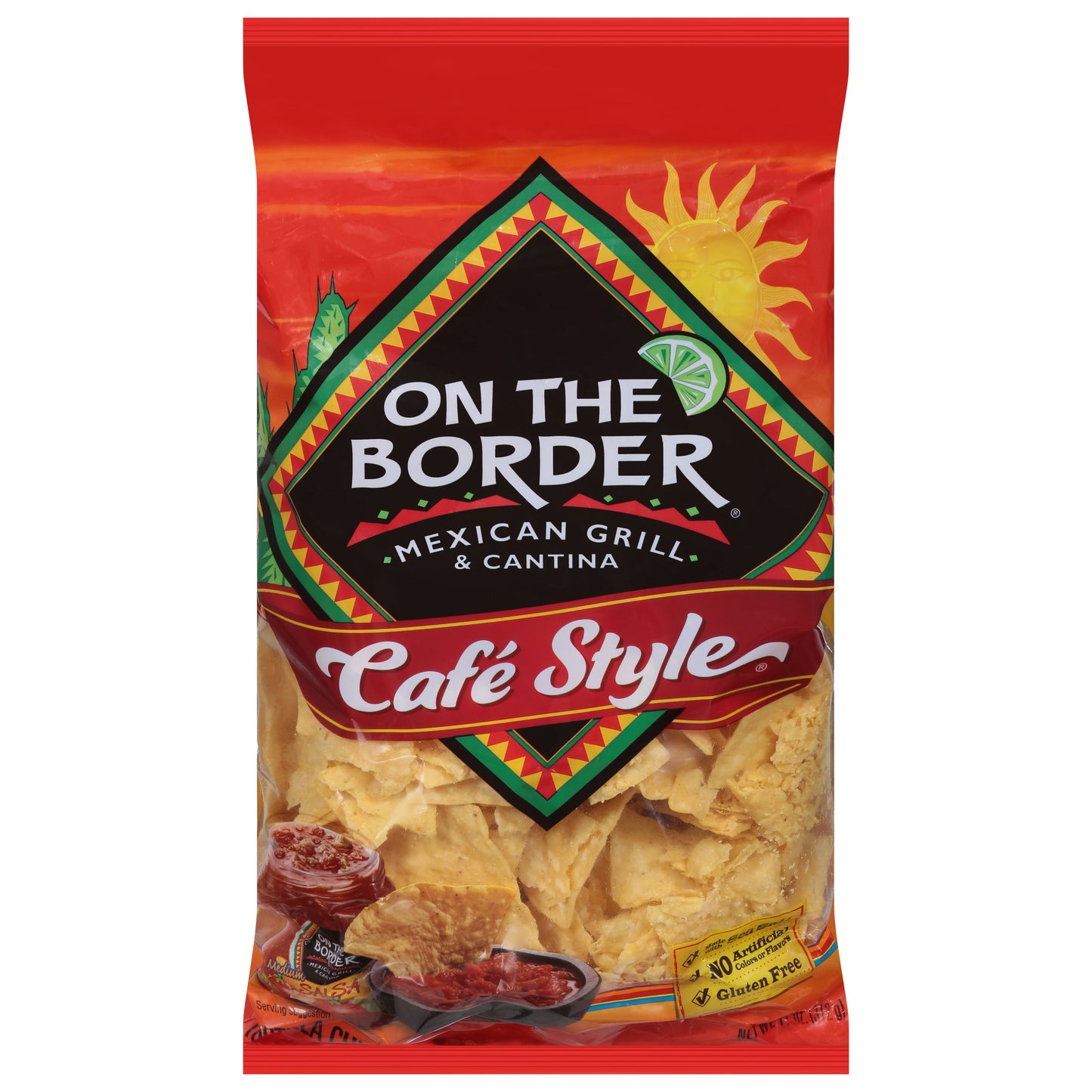 On the Border Cafe Style Tortilla Chips 11 oz