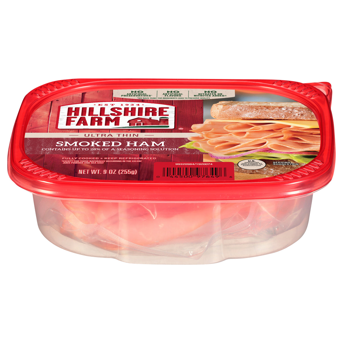 Hillshire Farm Ultra Thin Smoked Ham 9 oz