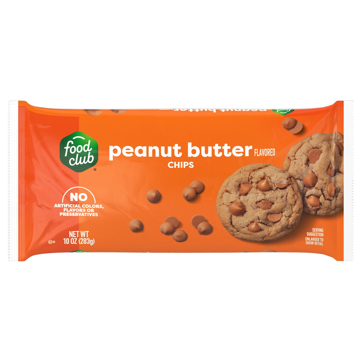 Food Club Peanut Butter Flavored Chips 10 oz