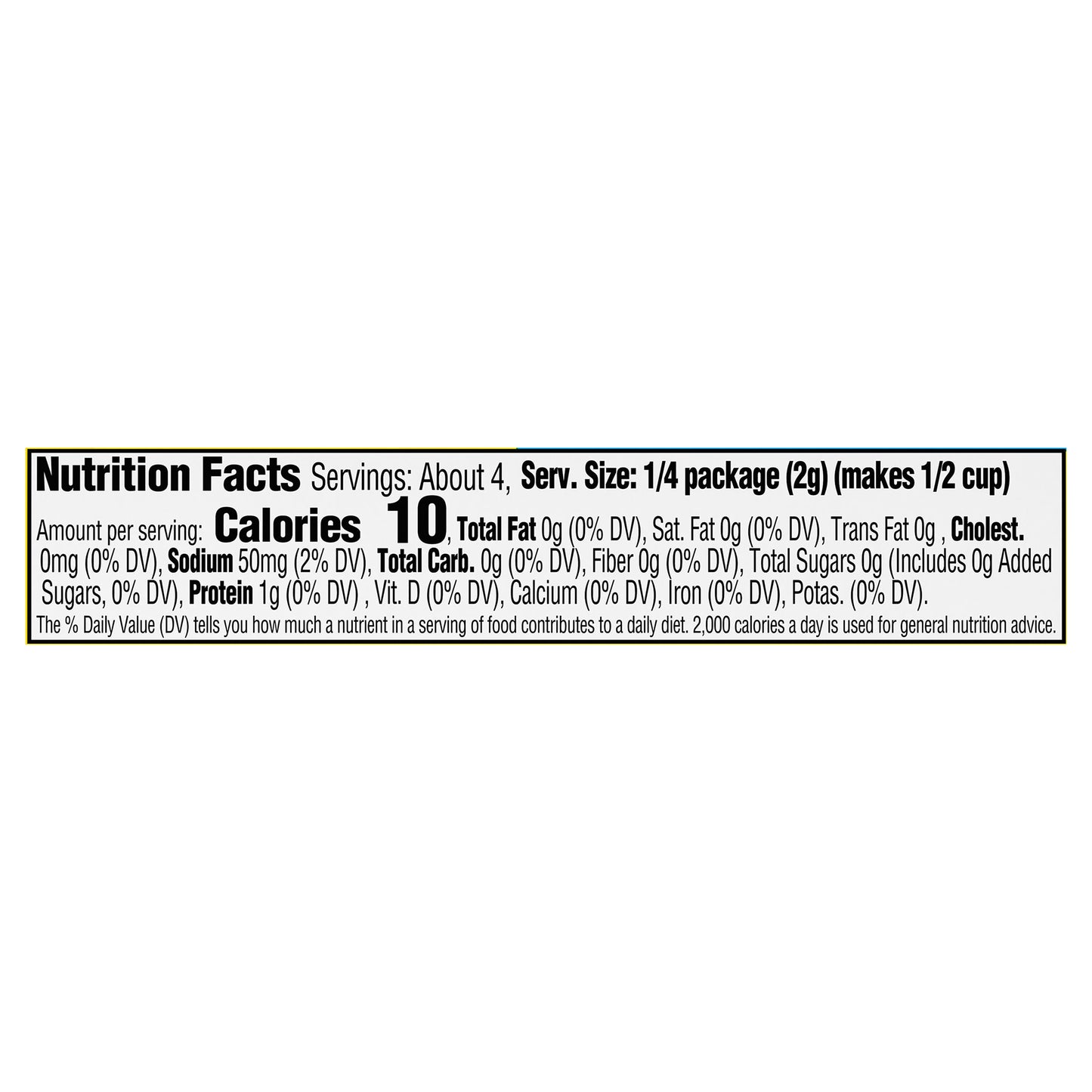 Jell-O Lemon Artificially Flavored Zero Sugar Gelatin Dessert Mix, 0.3 oz Box