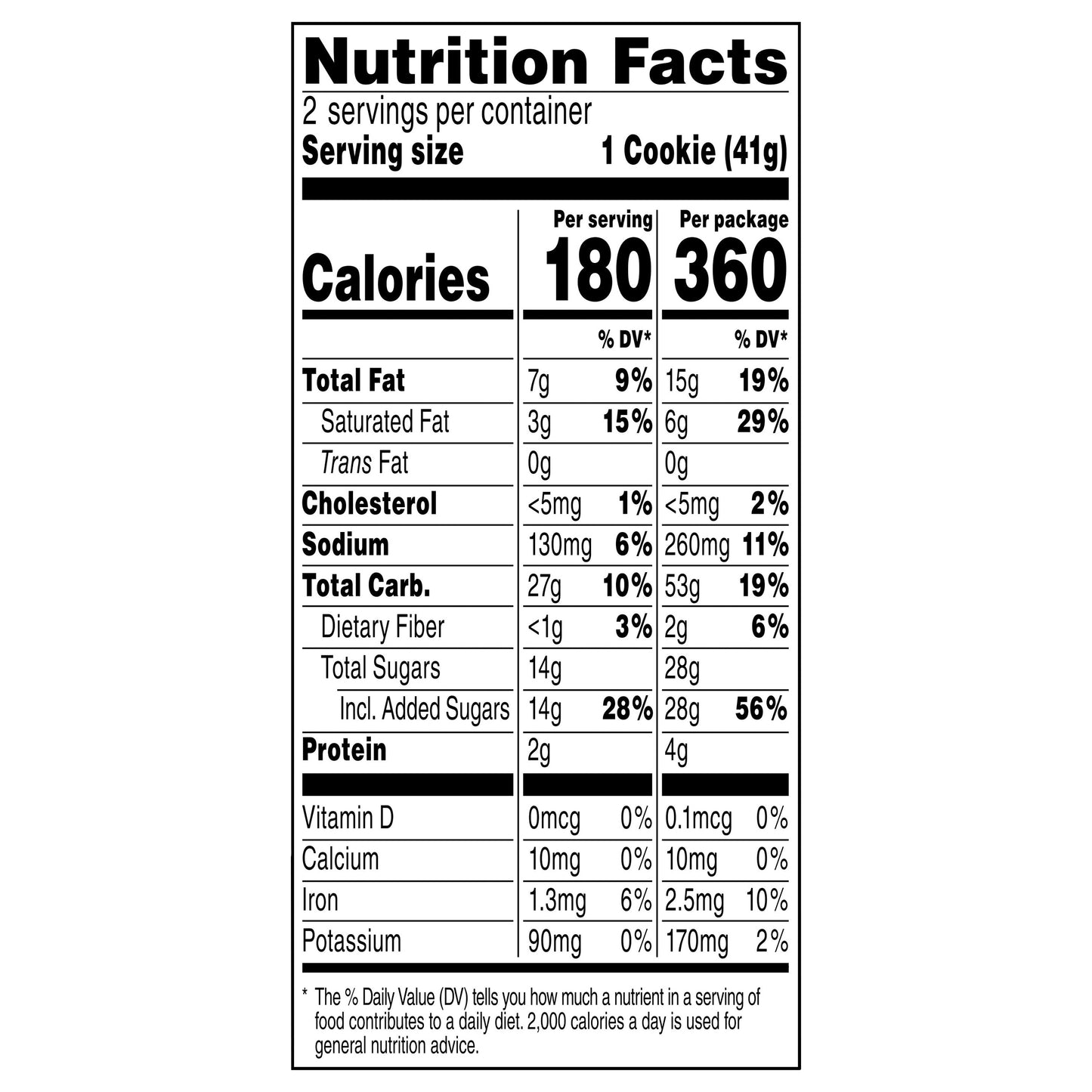 Grandma's Cookies Chocolate Brownie Naturally & Artificially Flavored 2 7/8 Oz