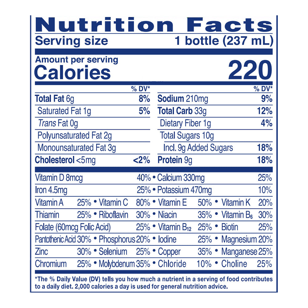 Ensure Original Nutrition Shake Milk Chocolate Ready-to-Drink 6-8 fl oz Bottles