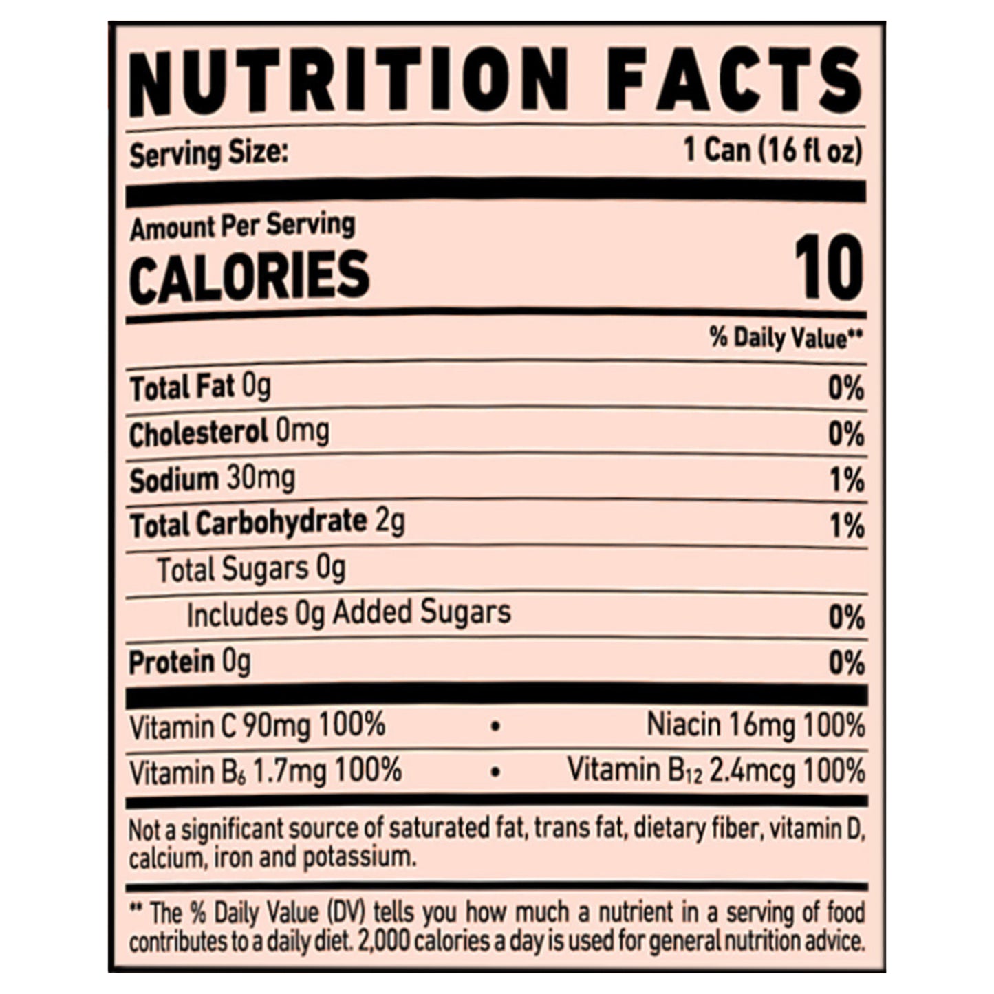 Ghost Zero Sugar Energy Drink, Peaches, 16 fl oz can