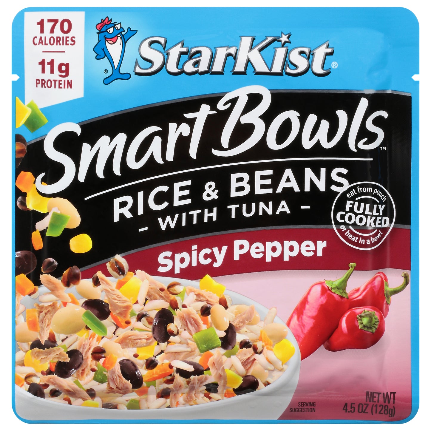 StarKist Smart Bowls Spicy Pepper Rice & Beans with Tuna 4.5 oz