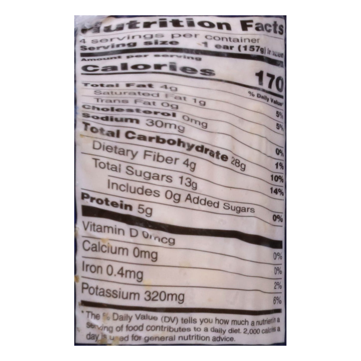 Birds Eye Extra Sweet Corn on the Cob 4 ea