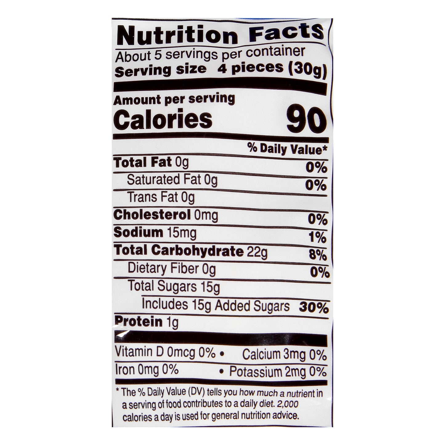 Food Club Peach Rings Gummi 6 oz Bag