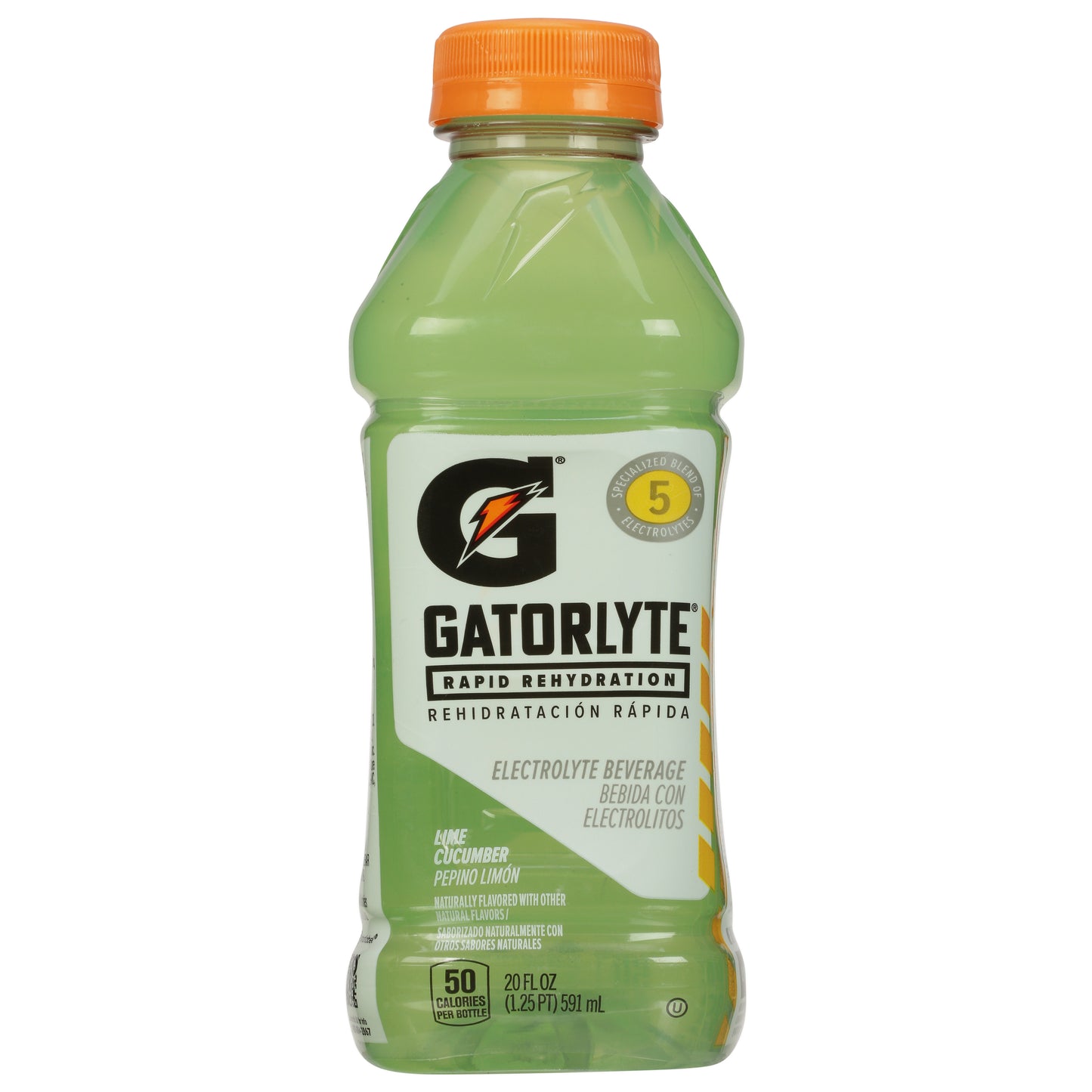 Gatorlyte Rapid Hydration Lime Cucumber Electrolyte Beverage 20 fl oz
