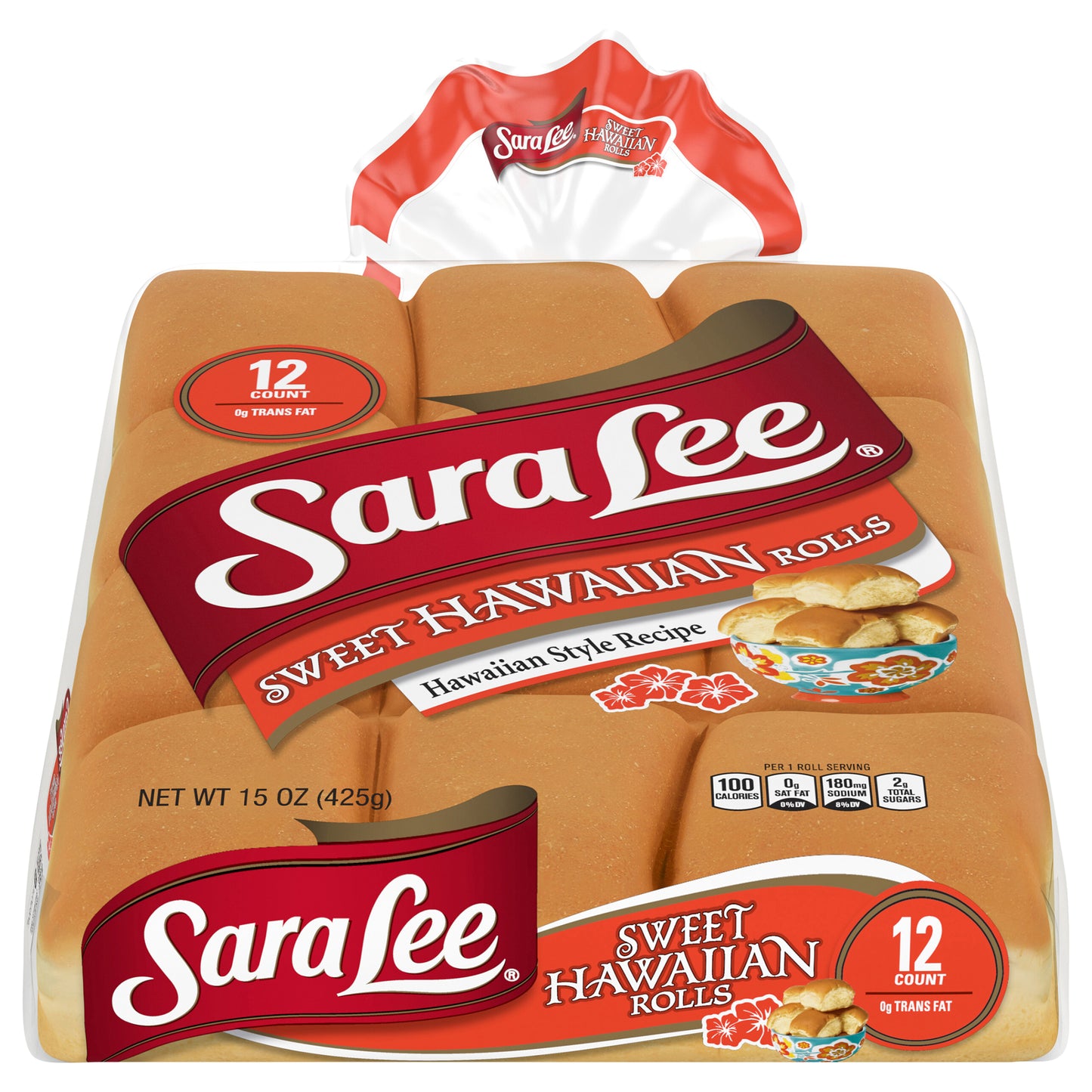 Sara Lee Sweet Hawaiian Dinner Roll 12 Ct 15 Oz