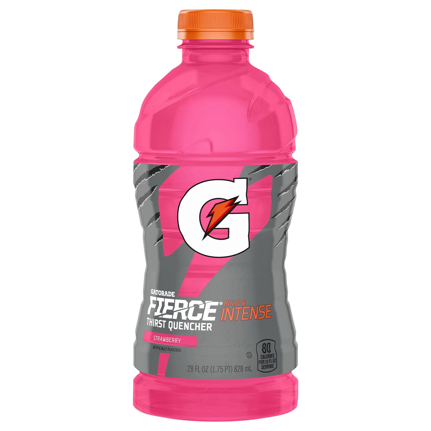 Gatorade Fierce Thirst Quencher Strawberry Artificially Flavored 28 Fl Oz