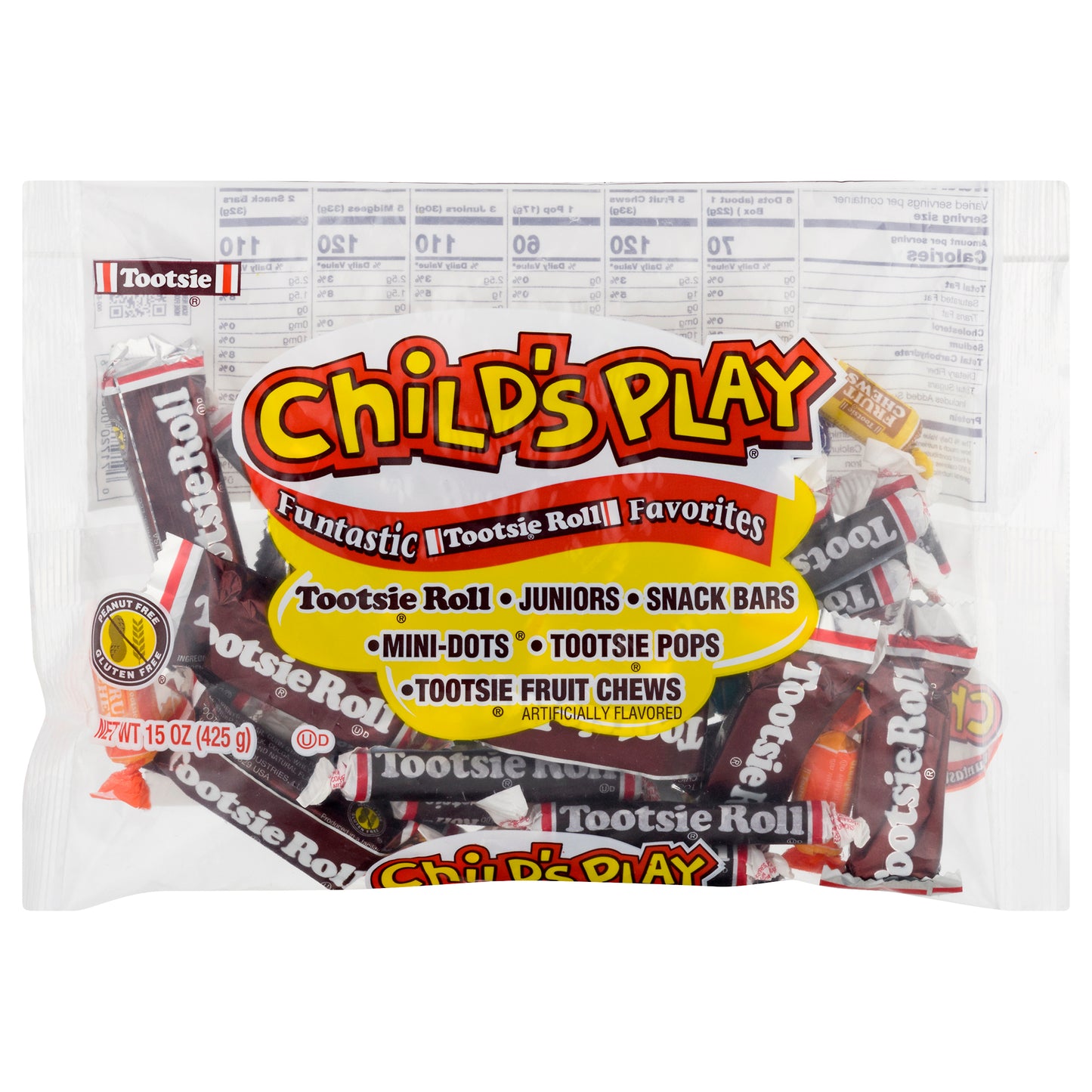 Tootsie Child's Play Funtastic Favorites Toostie Roll 15 oz