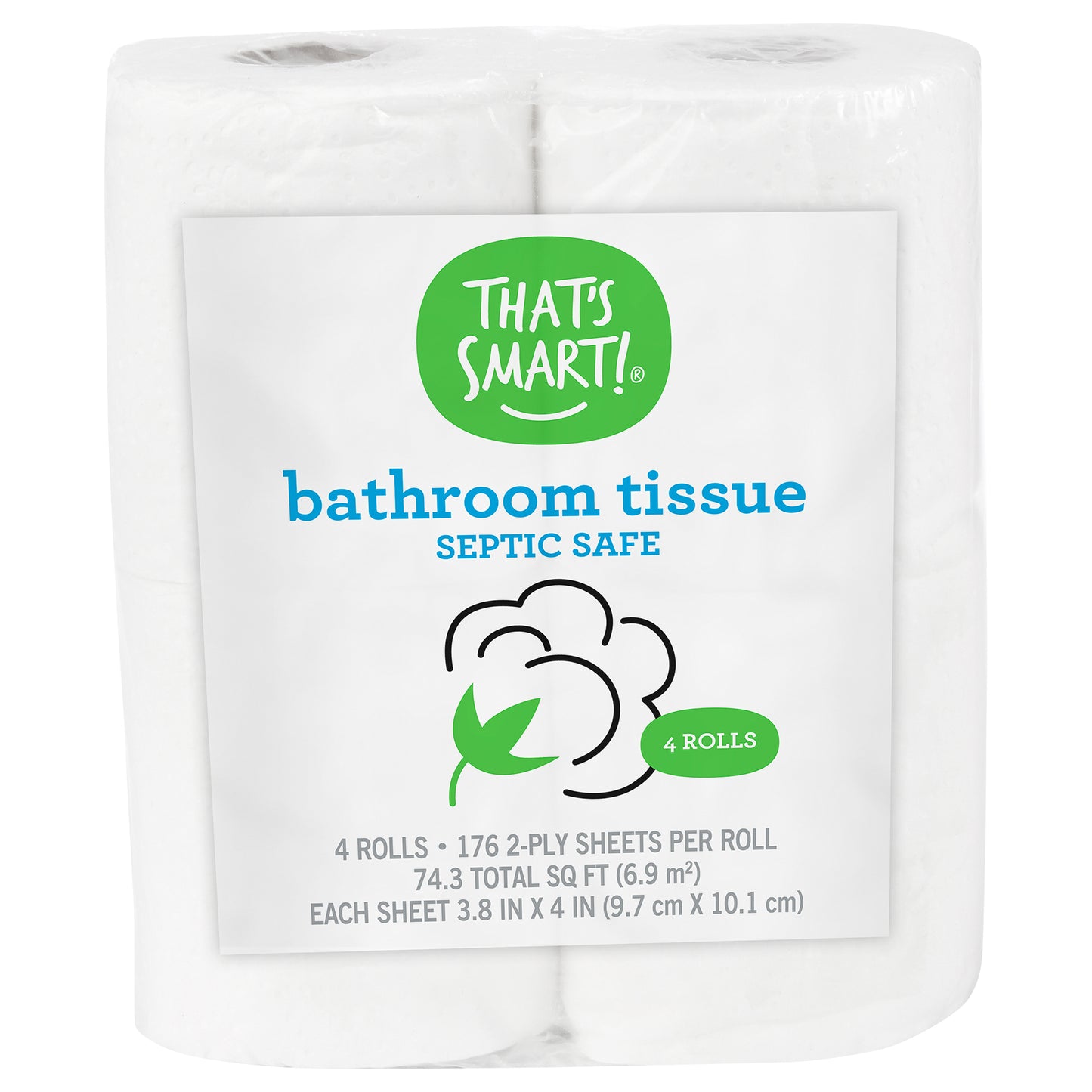 That's Smart! 2-Ply Septic Safe Bathroom Tissue 4 ea