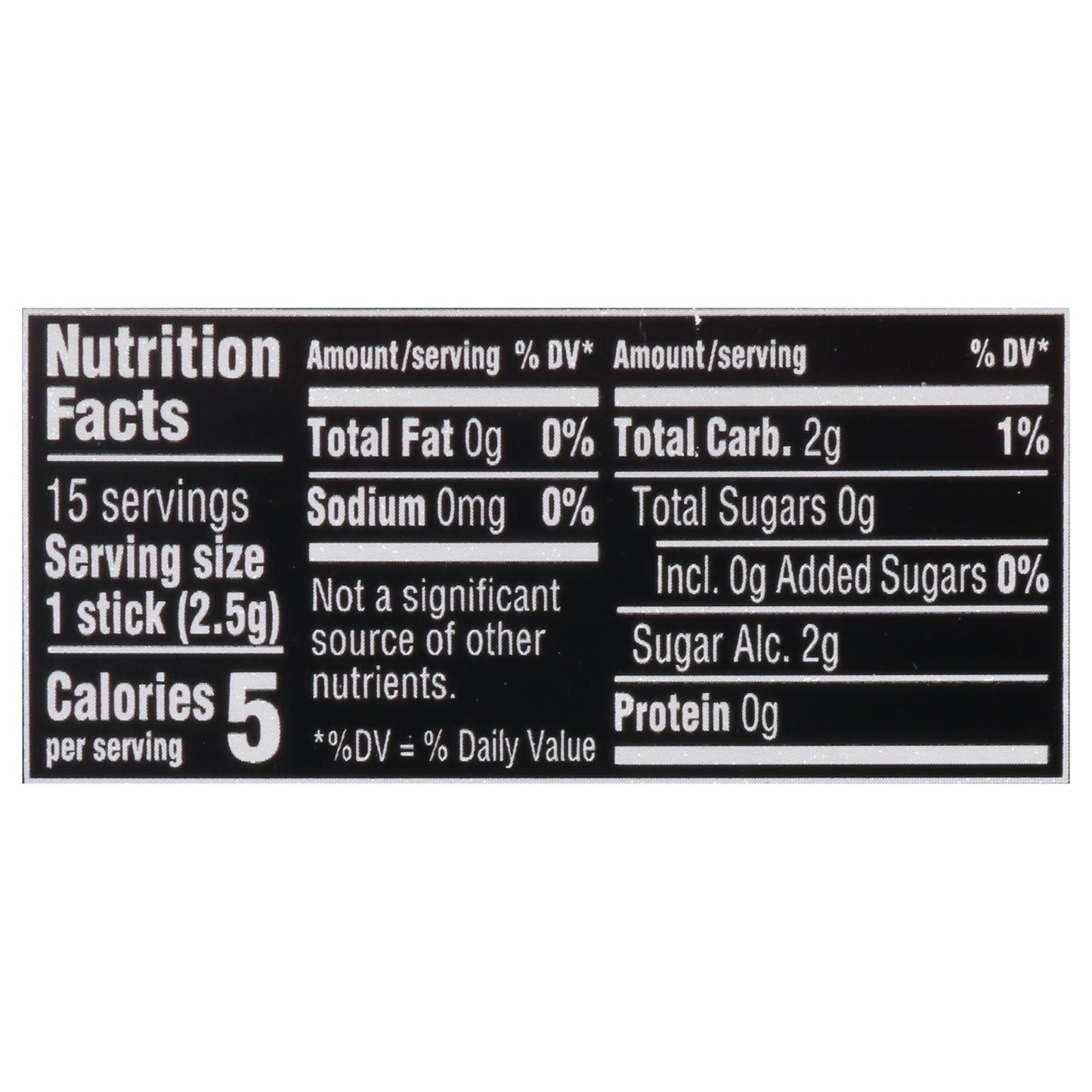 5 Sugar Free Peppermint Cobalt Gum 15 ea