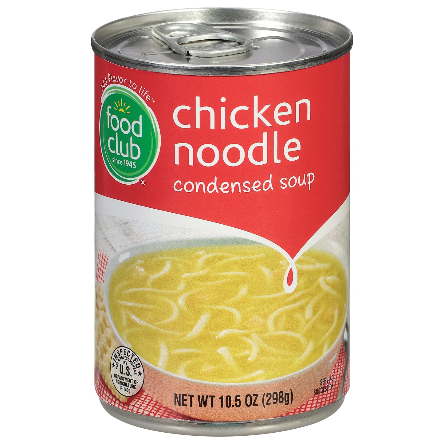 Food Club Chicken Noodle Condensed Soup 10.5 oz