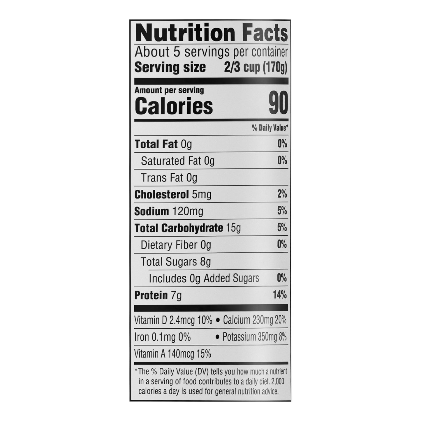 Food Club Nonfat Plain Yogurt 32 oz