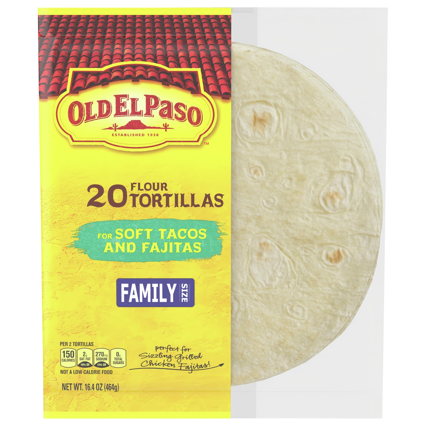 Old El Paso 6" Flour Tortilla, 20 ct