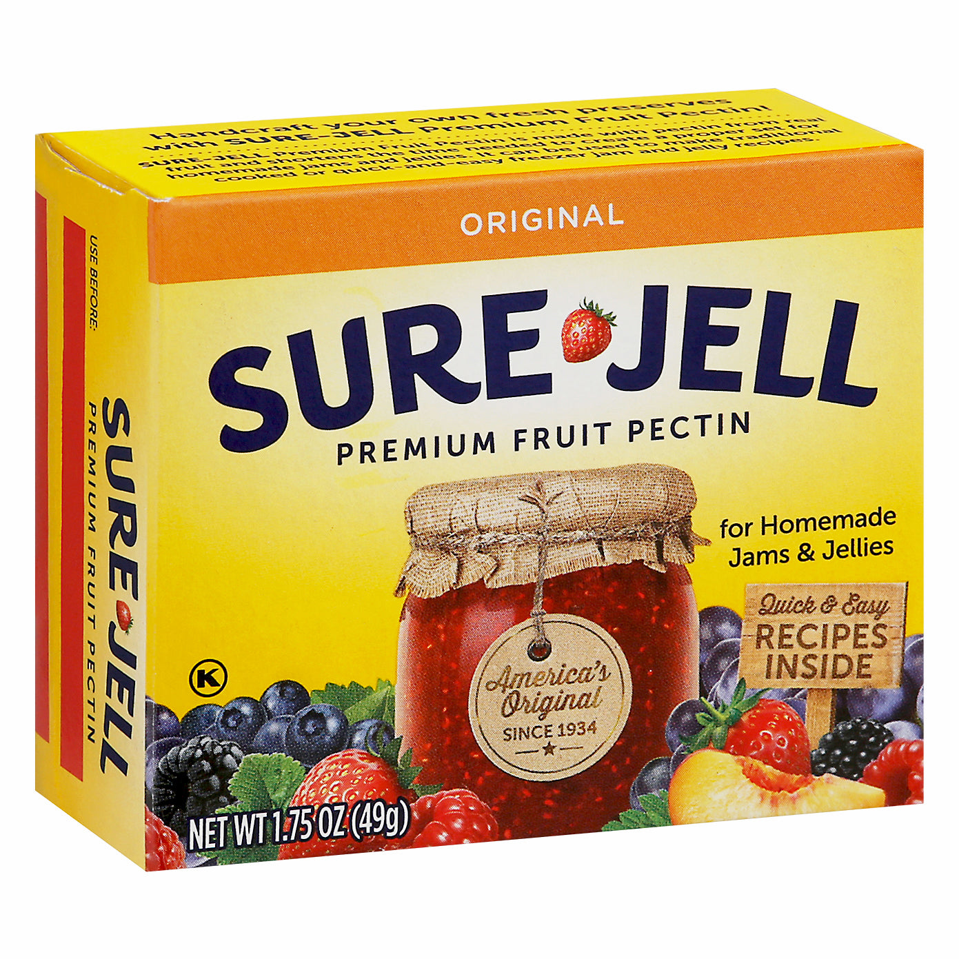 Sure Jell Premium Original Fruit Pectin 1.75 oz Box