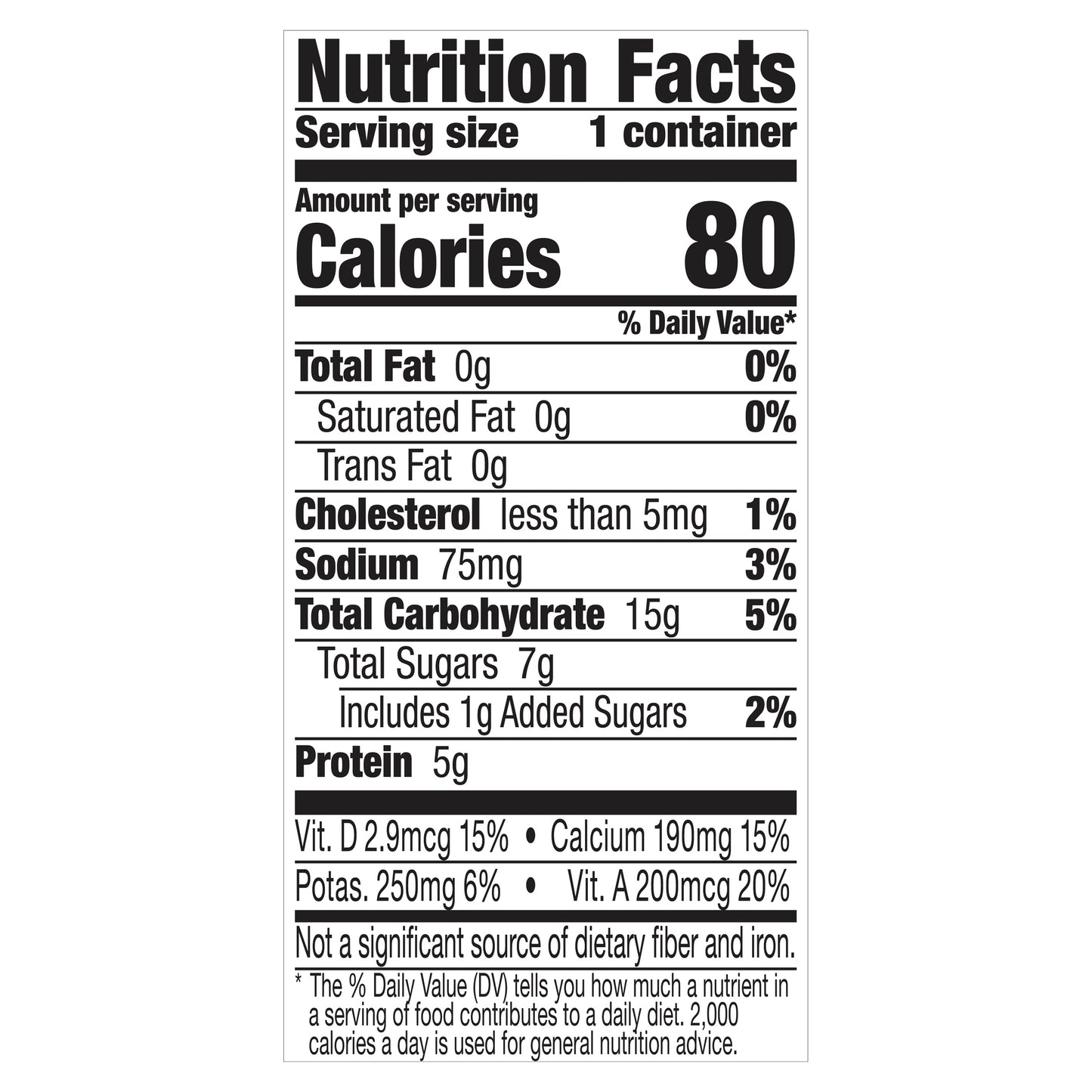 Yoplait Light Very Vanilla Fat Free Yogurt, 6 OZ Yogurt Cup