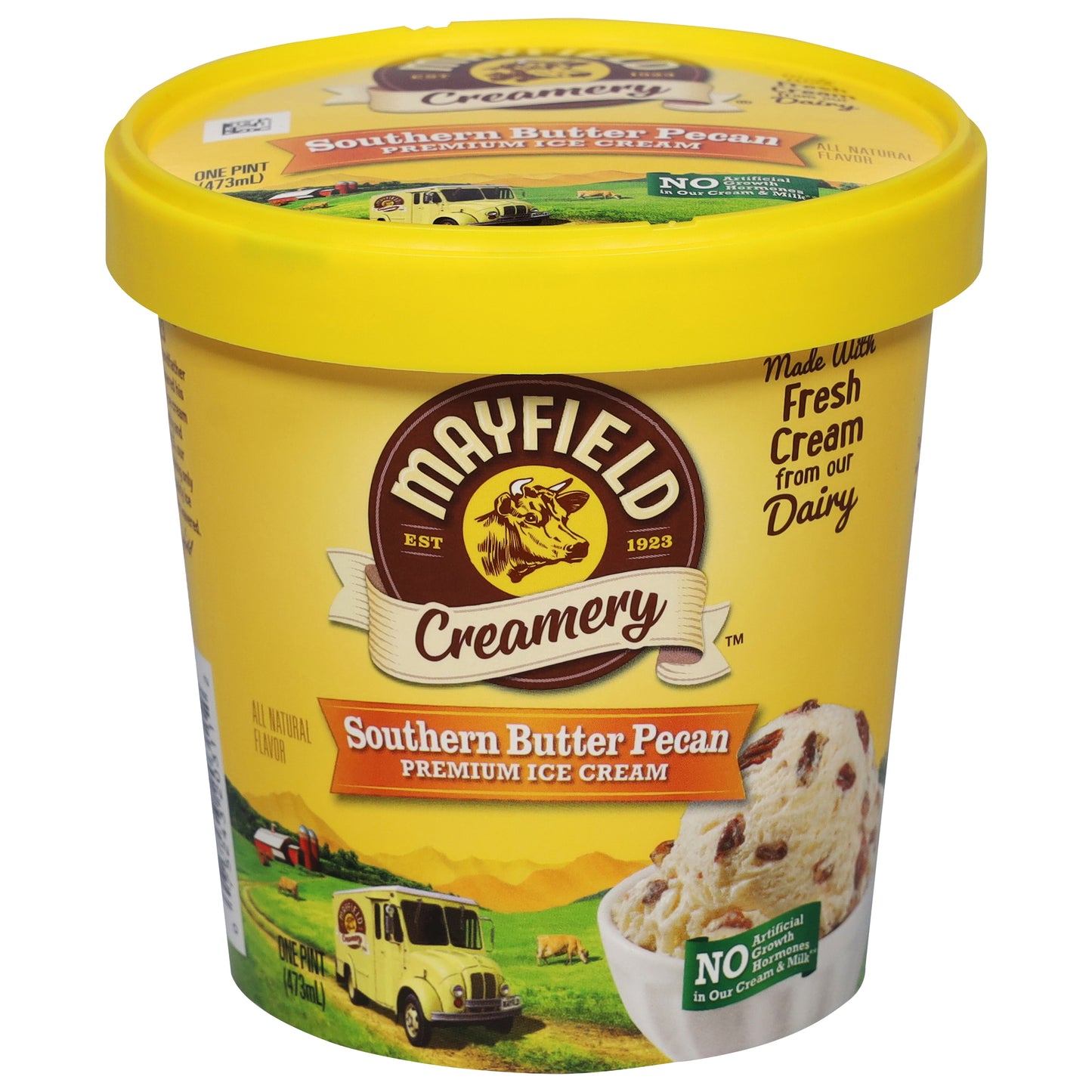 Mayfield Creamery Premium Southern Butter Pecan Ice Cream 1 pt