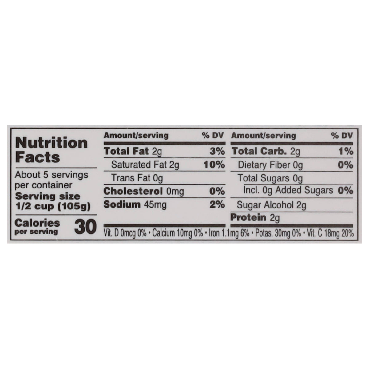 Winky Sugar Free Rainbow Parfait 20 oz