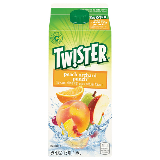Tw!ster Peach Orchard Punch 59 Fl Oz