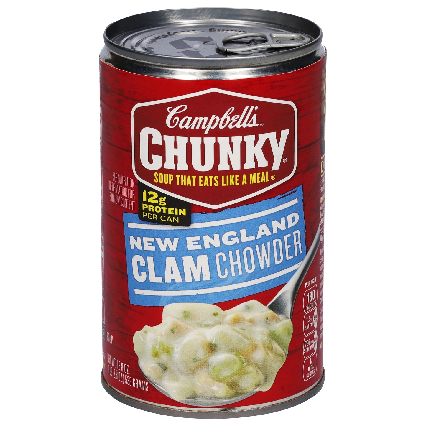 Campbell's Chunky New England Clam Chowder Soup 18.8 oz