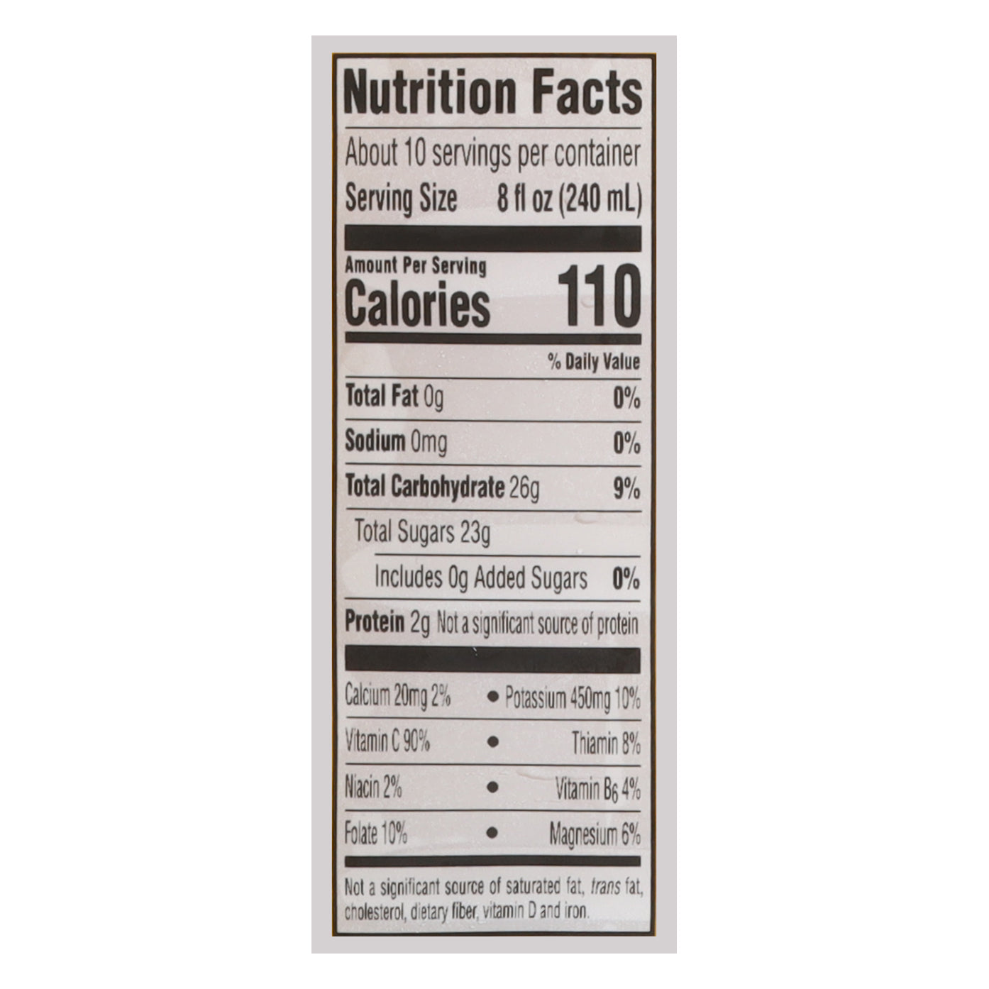 Simply Pulp Free Orange Juice Drink 76 fl oz