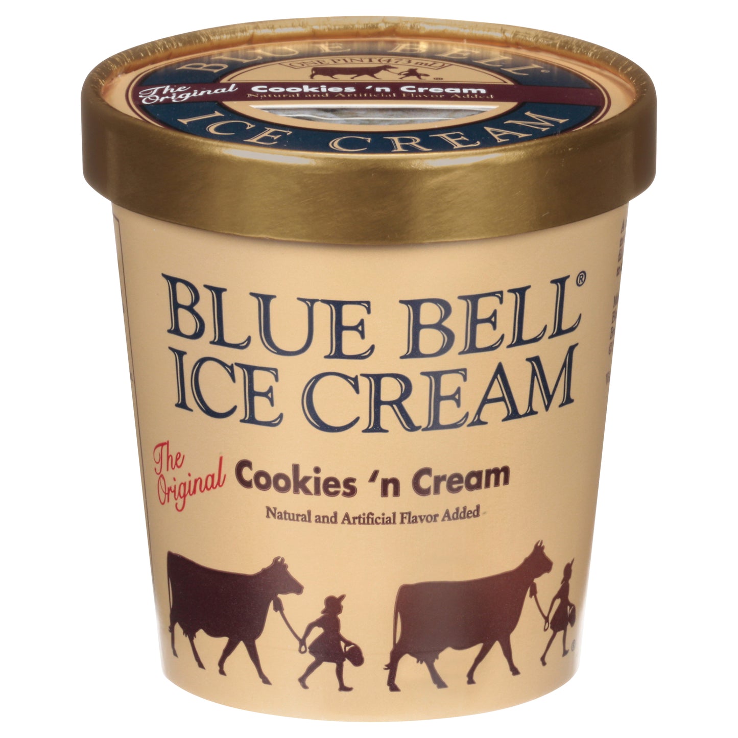 Blue Bell Cookies ‘n Cream Ice Cream 1 pt