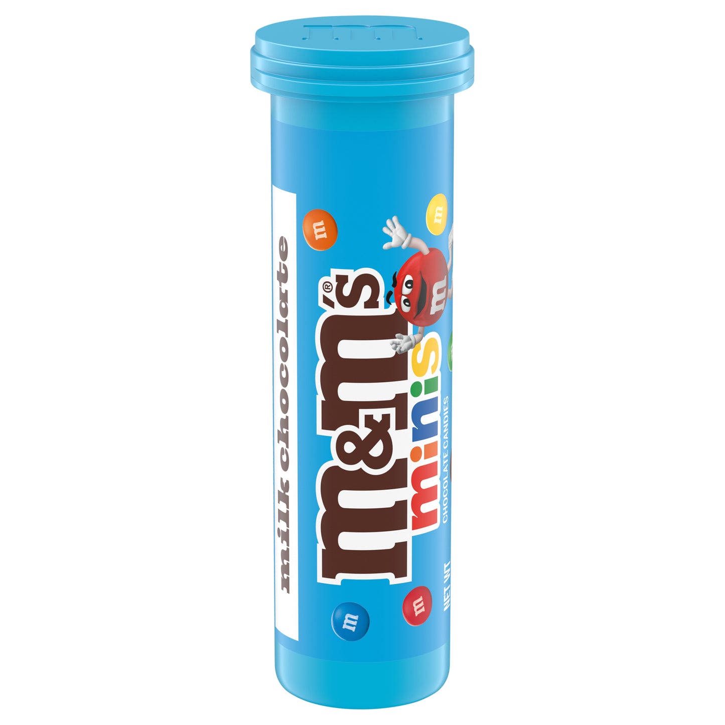 M&M'S MINIS Milk Chocolate Candy, 1.08 oz Tube