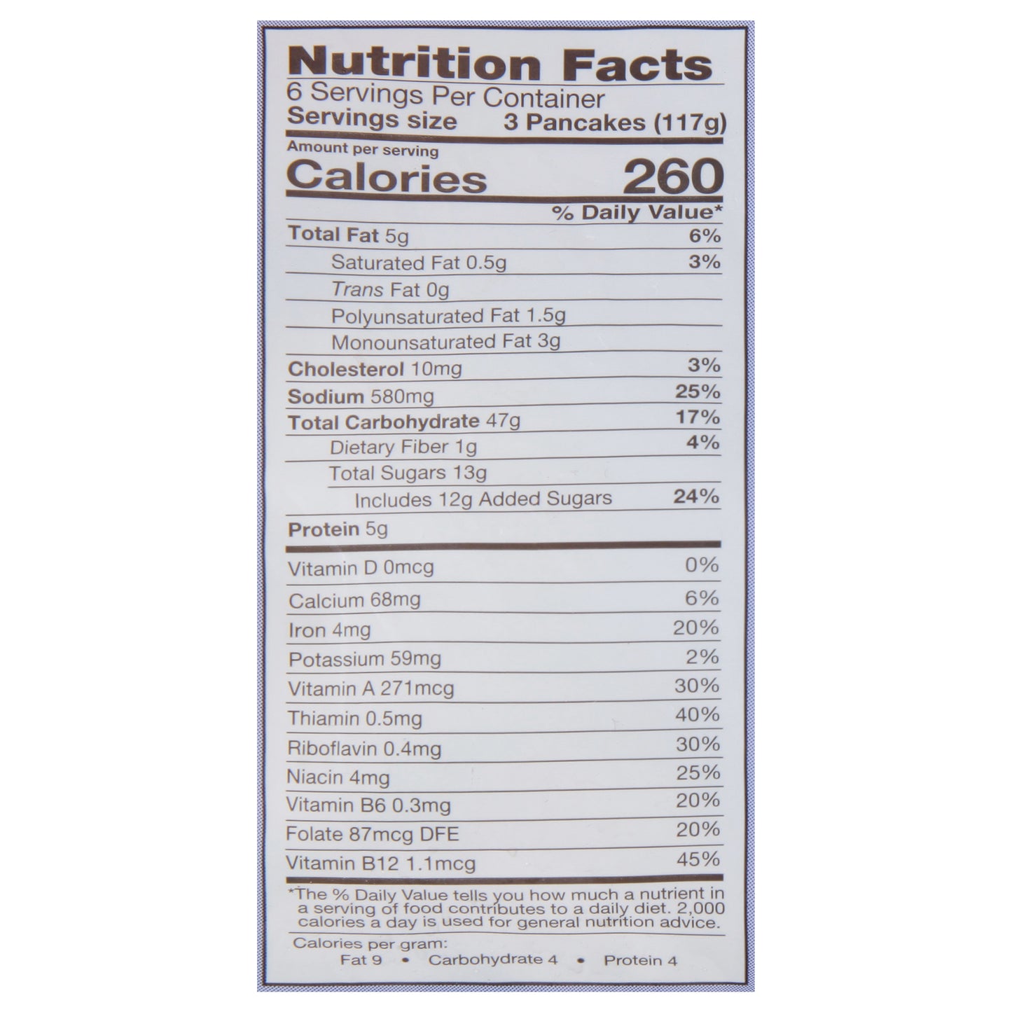 De Wafelbakkers Blueberry Pancakes 18 ea