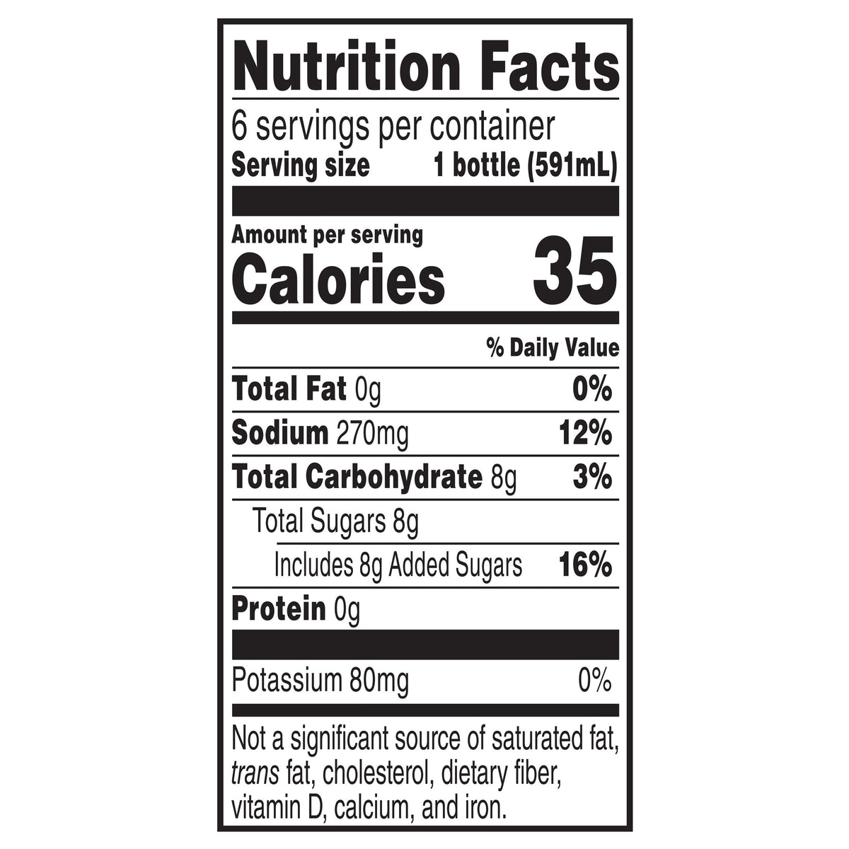 Gatorade Lower Sugar Electrolyte Beverage Rain Berry 20 Fl Oz, 6 Count