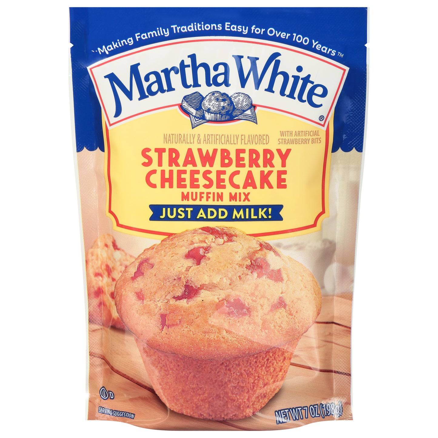 Martha White Strawberry Cheesecake Muffin Mix 7 oz
