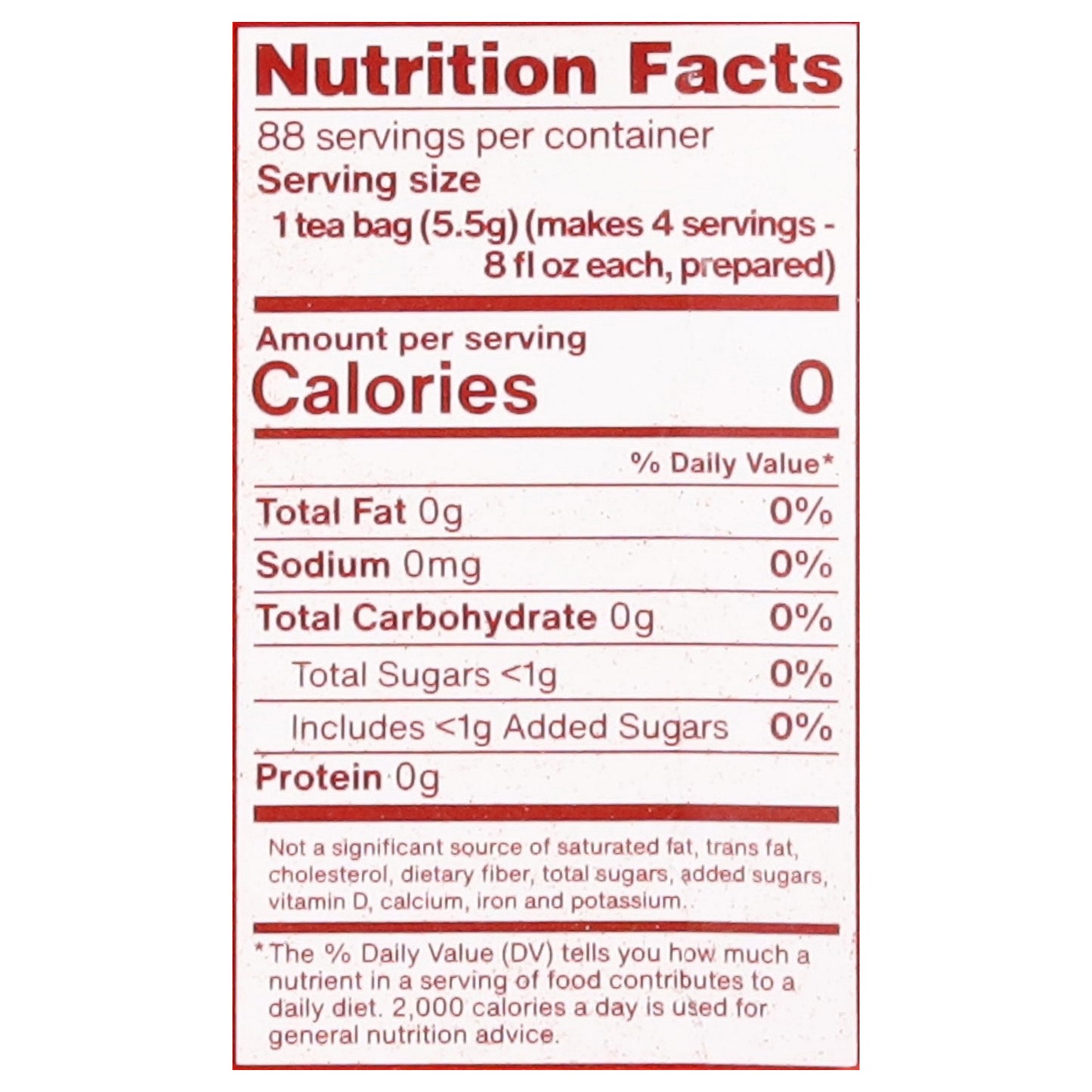 Luzianne Sweet Tea Family Size 22 Tea Bags