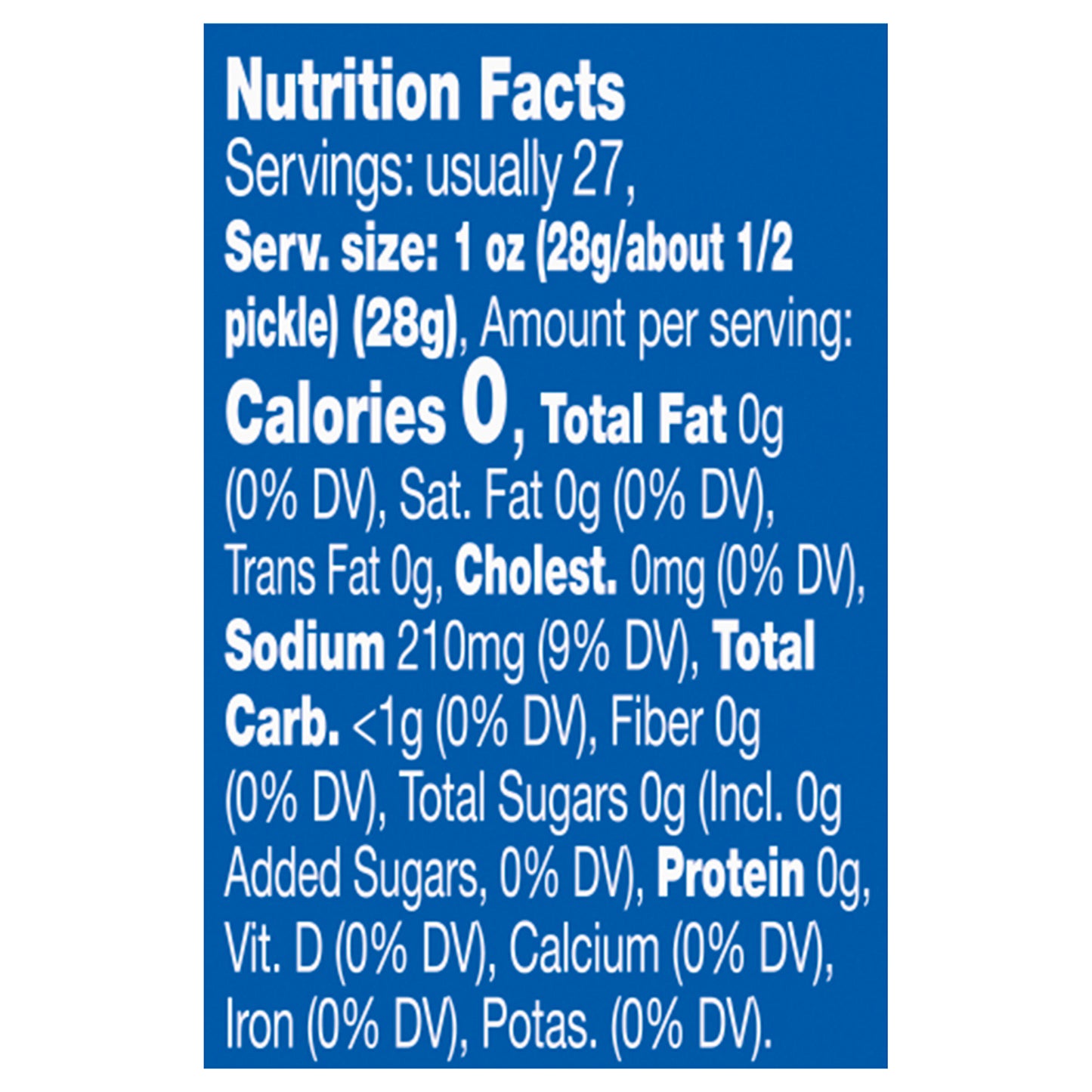 Vlasic Kosher Dill Whole Pickles, Keto Friendly, 46 fl. oz.