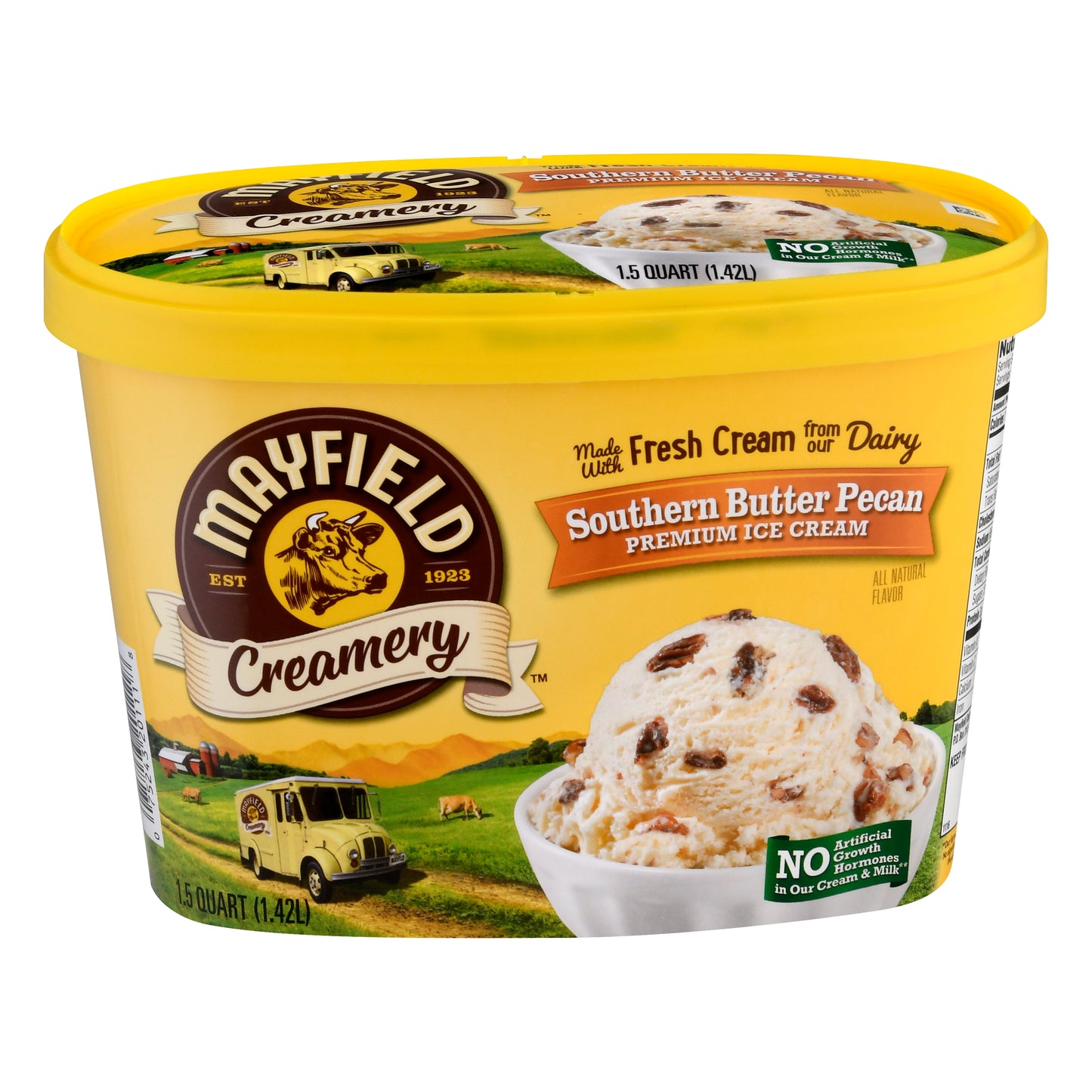Mayfield Creamery Premium Southern Butter Pecan Ice Cream 1.5 qt