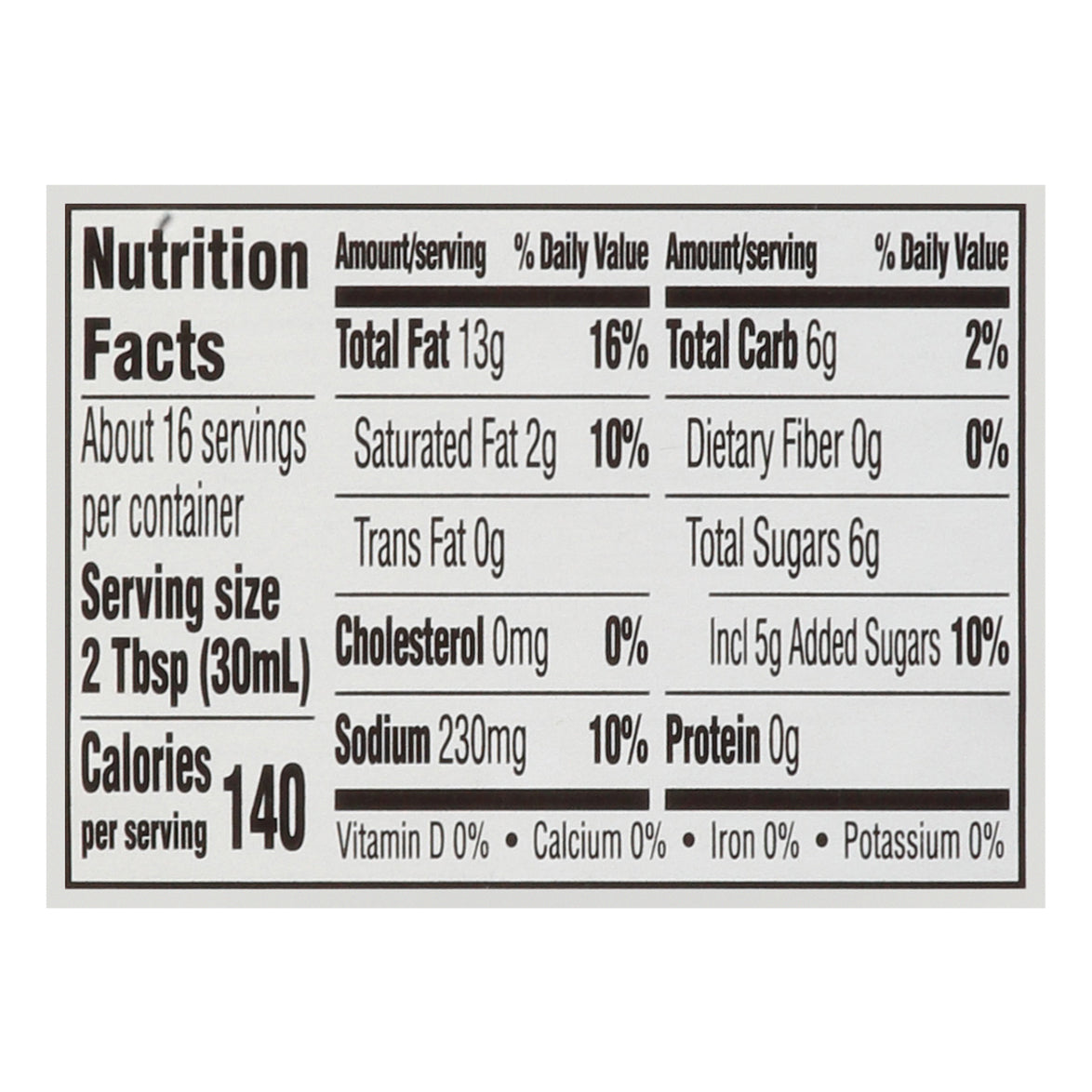 Food Club Creamy French Dressing 16 fl oz