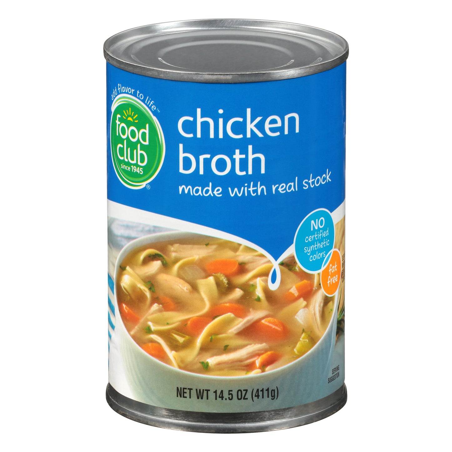 Food Club Chicken Broth 14.5 oz